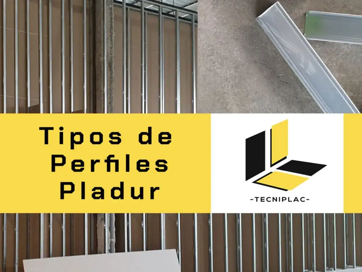 Estructura met&aacute;lica para pladur. Se muestran varios tipos de perfiles para pladur, listos para su instalaci&oacute;n.