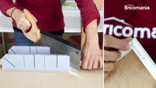 Corte a inglete perfecto - Une madera sin juntas visibles